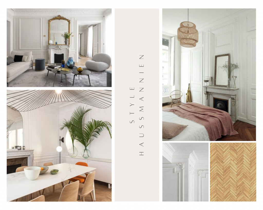 style haussmanien, chic parisien, moulures, cheminée, homedeco trouver son style 