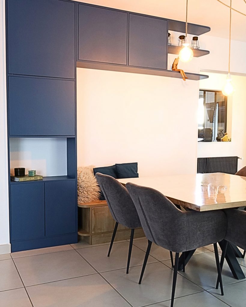 amenagement-renovation-meublesurmesure-bureaux-surmesure - Paris - Val d'Europe - Chessy - Serris - lagnysurmarne - chantier-travaux-projet-decoration-agencement-architecture-interieure-agence-meublebleu-bleu-aménagementcoinbureau - coinbureau - claustras - Fanny- Guegan 1
