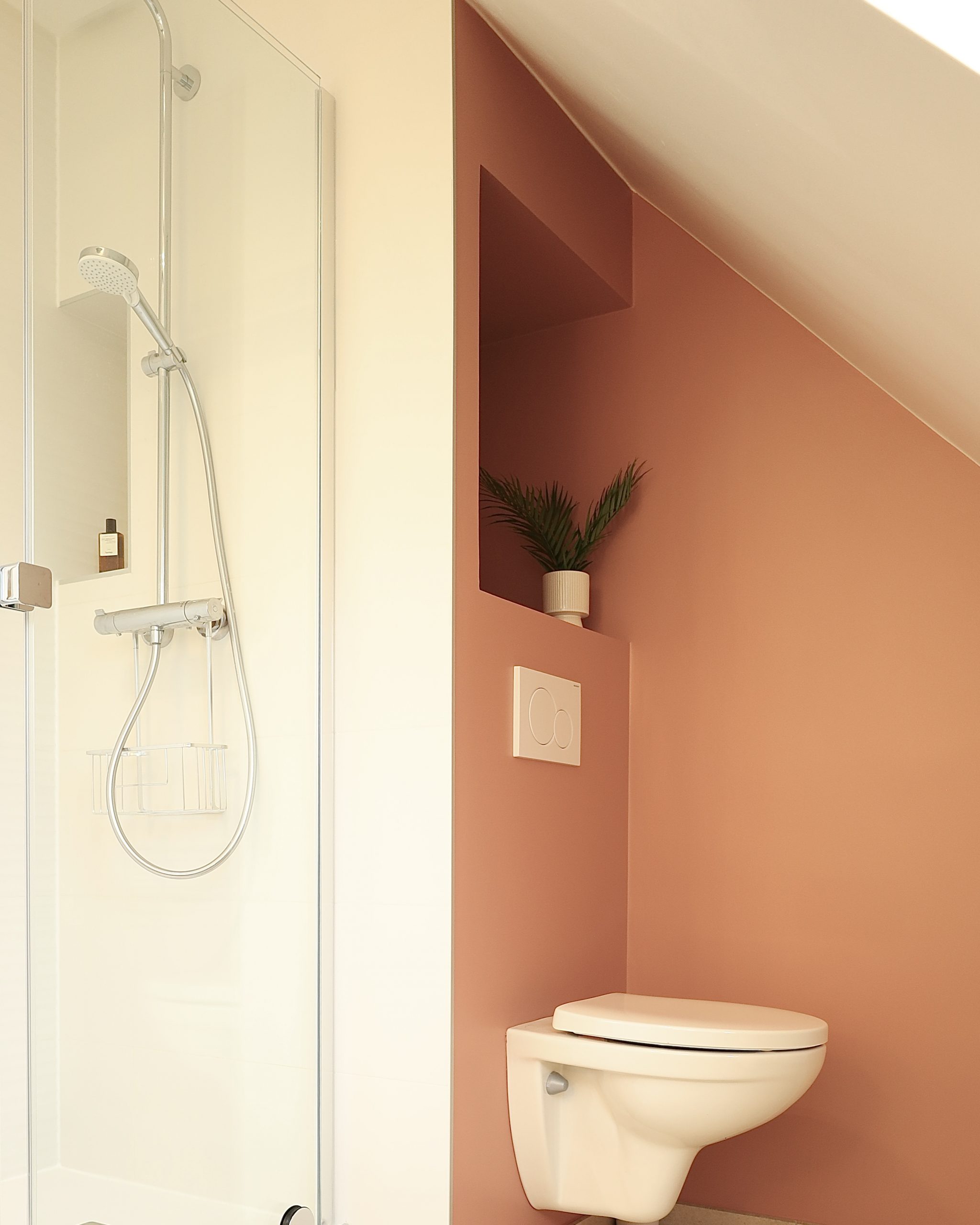 amenagement-renovation-appartement-salledebain - Paris - Val d'Europe - Chessy - Serris - lagnysur marne - chantier-travaux-projet-decoration-agencement-architecture-interieure-agence-terracotta - terrazo- Fanny- Guegan