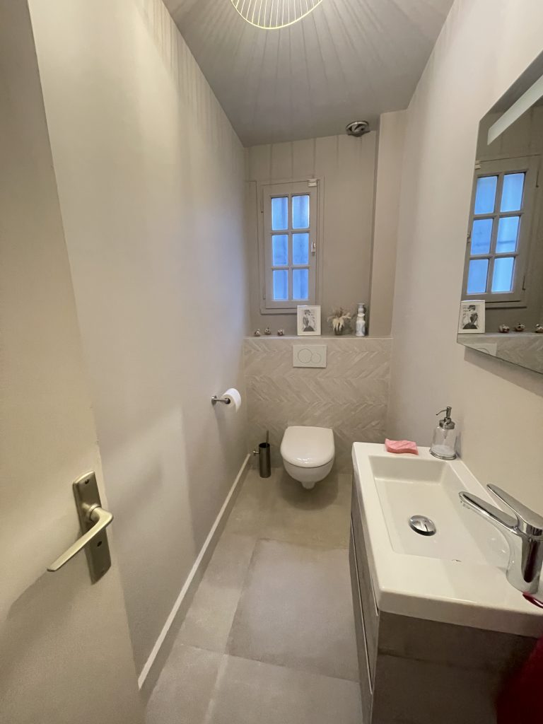 Photo existant projet rénovation salle de bain terrrazo et terracotta seine-et-marne - Fanny Guegan Architecte d'intérieur et décoration au Val d'Europe près de Paris