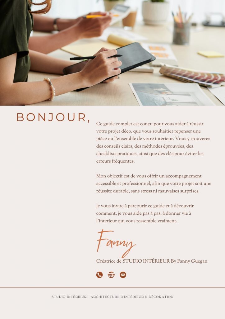 Guide déco intérieur aménagement, style déco, choix des couleurs, quiz déco tout pour réussir votre déco