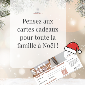 Transformez le quotidien de vos proches avec une Visite Conseil de 1h30, à domicile. Un cadeau utile, inspirant, et totalement personnalisé ! Cette carte comprend : • Un rendez-vous personnalisé de 1h30, à domicile ou en visio • Un compte-rendu détaillé regroupant toutes les idées et conseils vus ensemble • Une approche sur mesure pour optimiser l’espace, choisir les couleurs, créer une ambiance cohérente, repenser un agencement…